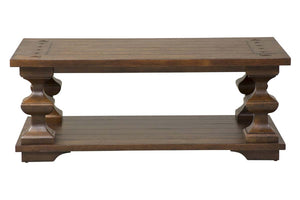 Lucca I Kona Brown Spanish Style Occasional Table Collection