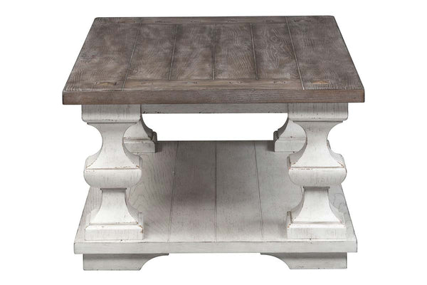 Lucca II White Spanish Style Occasional Table Collection