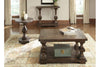 Image of Lucca I Kona Brown Spanish Style Occasional Table Collection