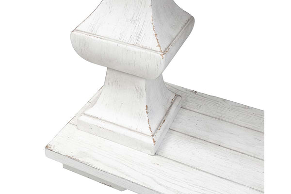 Lucca II White Spanish Style Occasional Table Collection
