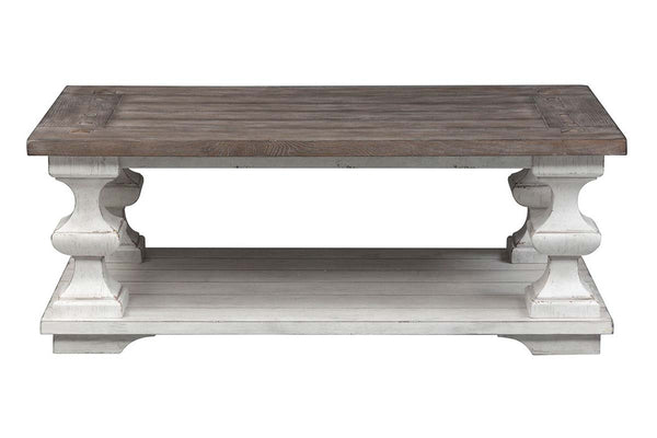 Lucca II White Spanish Style Occasional Table Collection
