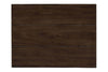 Image of Lyndhurst Chair Side Table With Distressed White Wood Base And Weathered Bark Plank Top