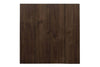 Image of Lyndhurst Square End Table With Distressed White Wood Base And Weathered Bark Plank Top