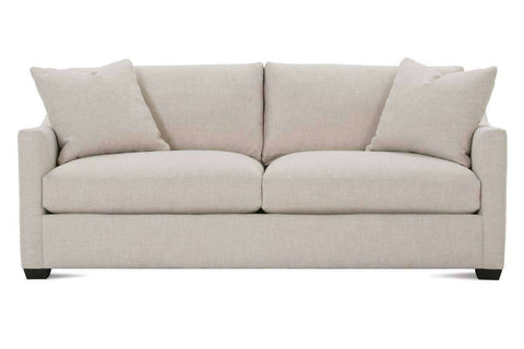 Macy 88 Inch Fabric Upholstered 2 Cushion Or Single Bench Seat Track Arm Sofa