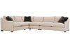 Image of Macy "Designer Style" Large Scale Sloping Track Arm Fabric Sectional