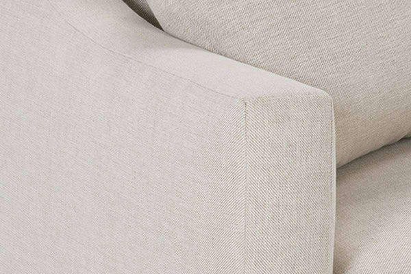 Macy 82 Inch Fabric Upholstered 2 Cushion Or Bench Seat Track Arm Sofa