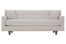 Margo I 75 Inch Mid Century Modern Single Bench Cushion Apartment Sofa