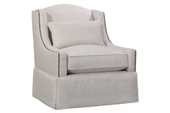 Marguerite Quick Ship Fabric Swivel Chair - In Stock