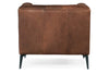 Image of Mariano Quick Ship Tufted Tight Back Leather Club Chair