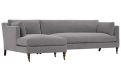 Marjorie Two Piece Pillow Back Sectional With Chaise (Version 2 As Configured)