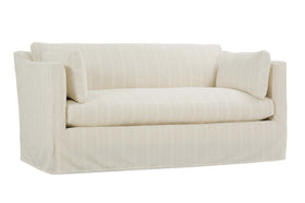 Marjorie Slipcovered 71 Inch Single Seat Short Sofa