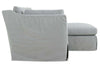 Image of Marjorie Slipcovered Two Piece Pillow Back Sectional With Chaise (Version 1 As Configured)