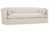 Image of Marjorie Slipcover Bench Seat Fabric Sofa