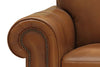 Image of Marshall "Quick Ship" Traditional Leather Rolled Arm Furniture Collection With Nailheads