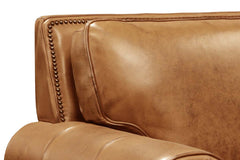 Marshall Rio Mustang Traditional Leather Club Chair With Nailheads