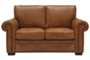 Image of Marshall "Quick Ship" Traditional Leather Rolled Arm Furniture Collection With Nailheads