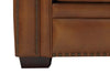 Image of Marshall "Quick Ship" Traditional Leather Rolled Arm Furniture Collection With Nailheads