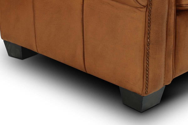 Marshall Traditional Leather Furniture Collection With Nailheads