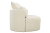 Image of Maxine Upholstered Accent Barrel Chair With Wrap Around Track Arms