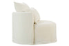 Image of Maxine Slipcover Accent Barrel Chair With Wrap Around Track Arms