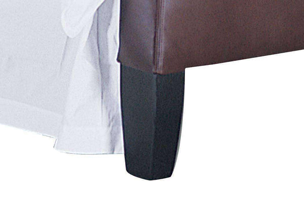 Upholstered Bed Mercer "Designer Style" Padded Leather Upholstered Panel Bed 