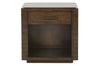 Image of Messina Transitional Rectangular End Table With Single Storage Drawer