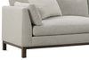 Image of Mila Two Piece Pillow Back Sectional With Large Chaise Bumper (Version 1 As Configured)
