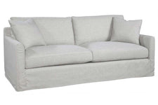 Molly 84 Inch Slipcovered "Quick Ship" Fin Arm Sofa -OUT OF STOCK UNTIL 11/30/2023