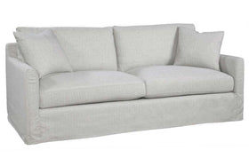 Molly 84 Inch Slipcovered "Quick Ship" Fin Arm Sofa - OUT OF STOCK UNTIL 3/31/2024