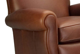 Newport Retro Leather Club Chair
