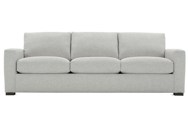 Noah 95 Inch Fabric Three Cushion Track Arm Sofa