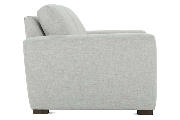 Noah 95 Inch Fabric Three Cushion Track Arm Sofa