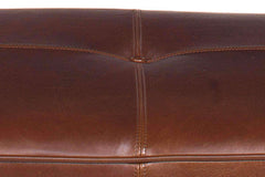 Delaney 60 Inch Long Large Upholstered Oval Ottoman Bench
