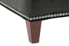 Image of Ward Square Contemporary Extra Large Leather Cocktail Ottoman