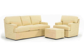 Slipcovered Furniture Rachel Slipcover Sleeper Sofa Set 