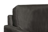 Image of Radcliffe Rio Charcoal Modern Track Arm Leather Club Chair