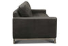 Image of Radcliffe Rio Charcoal Contemporary Leather Track Arm Loveseat