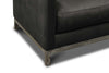 Image of Radcliffe 90 Inch Modern Leather Track Arm Sofa