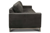 Image of Radcliffe 90 Inch Modern Leather Track Arm Sofa