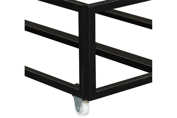Reed Twin Antique Black Metal Daybed With Trundle "Create Your Own Bedroom" Collection