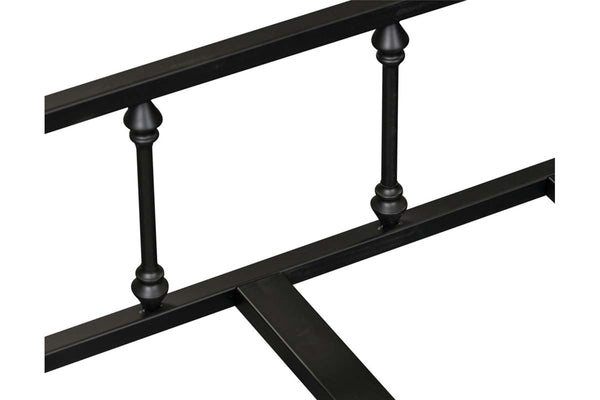 Reed Twin Antique Black Metal Daybed With Trundle "Create Your Own Bedroom" Collection