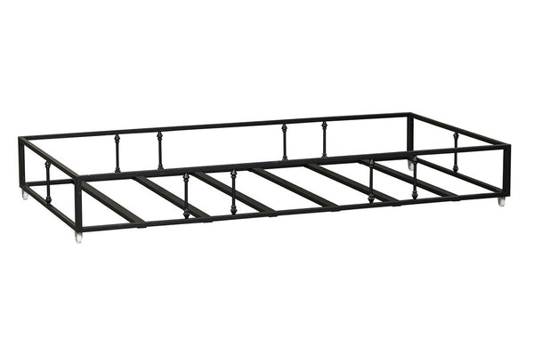 Reed Twin Antique Black Metal Daybed With Trundle "Create Your Own Bedroom" Collection
