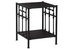 Reed Twin Antique Black Metal Daybed With Trundle 