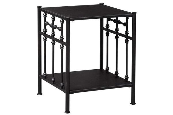 Reed Distressed Black Metal Traditional Bedroom Collection