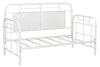 Image of Reed Distressed White Metal Traditional Bedroom Collection