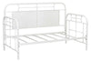 Image of Reed Twin Antique White Metal Daybed With Trundle "Create Your Own Bedroom" Collection