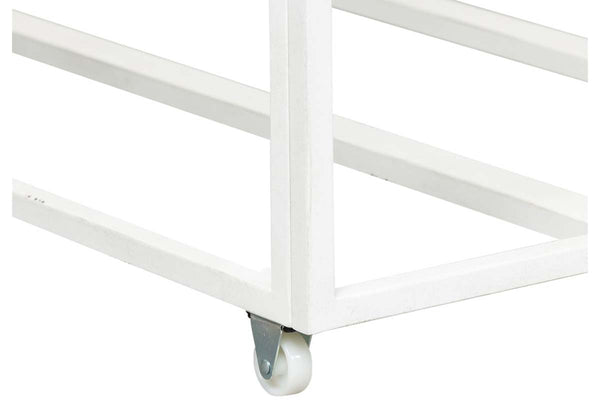 Reed Twin Antique White Metal Daybed With Trundle "Create Your Own Bedroom" Collection