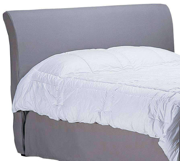 Upholstered Bed Regency Slipcovered Sleigh Bed Headboard 