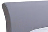 Image of Upholstered Bed Regency Slipcovered Sleigh Style Bed With Bed Skirt 