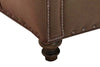 Image of Richardson Tufted Arm Leather Club Chair With Nail Trim